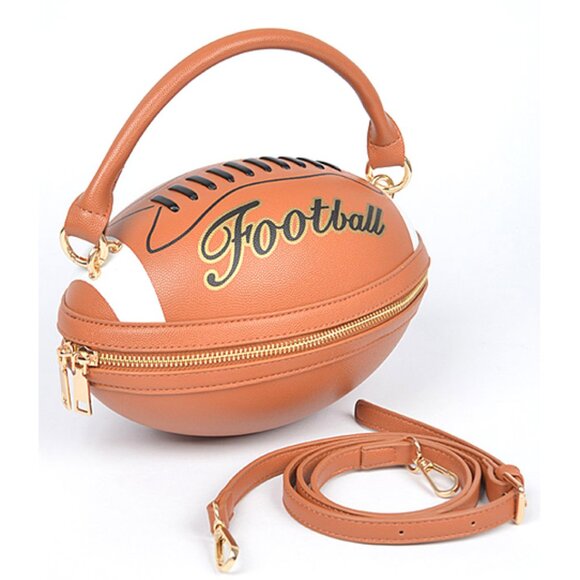 BNWT Iconic American Football Novelty Top Handle Convertible Crossbody Bag - Picture 2 of 6